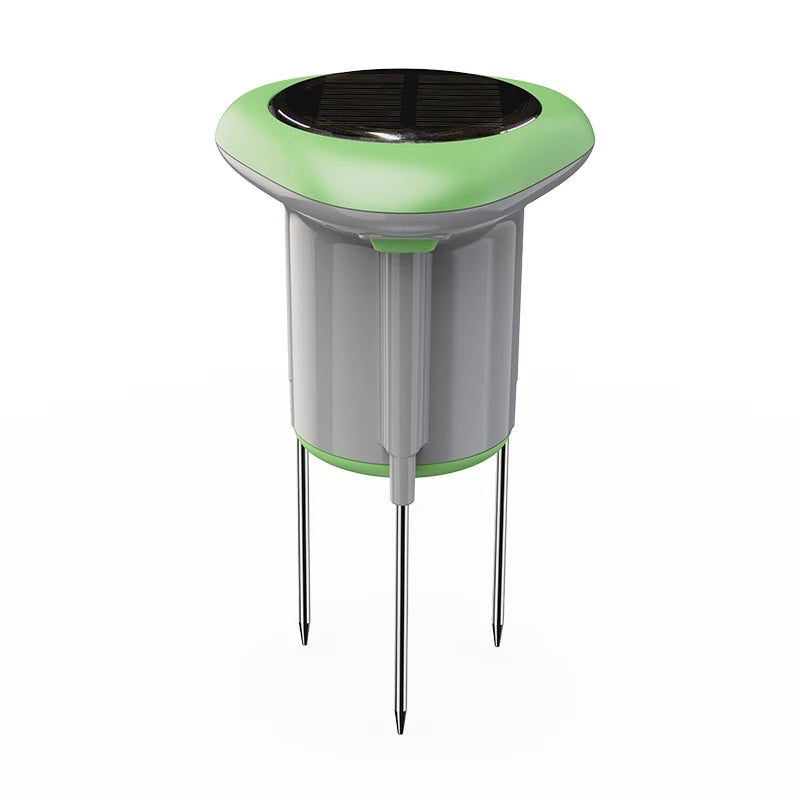 Smart WiFi Solar Soil Tester Moisture Temperature Humidity Sensor Meter Tuya APP Timer Monitor with Battery for Garden Lawn Peaceful Pleasures Health and Wellness WIFI Version