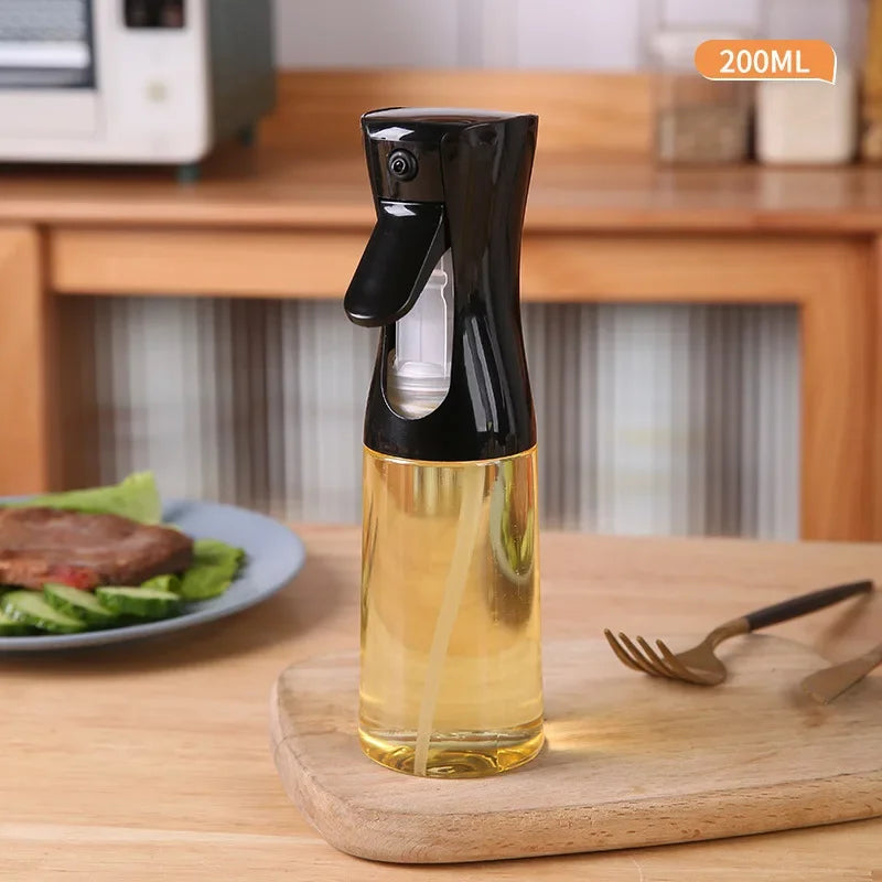 Push-Up Oil Spray Bottle for Cooking, BBQ & Camping | 200–500ml