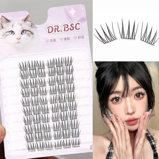 Korean Idol Manga Cluster Lashes | Wispy 3D Lash Extensions False Lash Extensions Peaceful Pleasures Health and Wellness