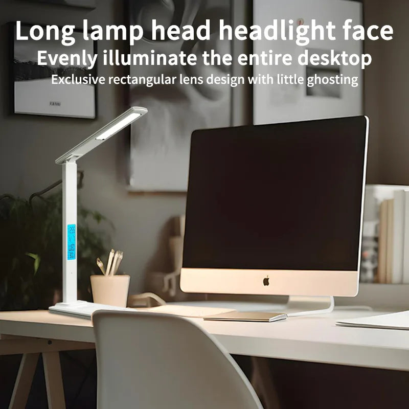 Student-specific eye-protecting desk lamp, multi-functional LED lamp, desktop lamp, smart wireless charging reading desk lamp Peaceful Pleasures Health and Wellness
