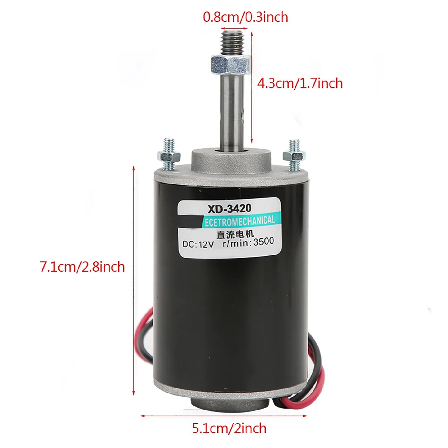 12 24V 30W Speed CW CCW Permanent Magnet DC Motor Generator