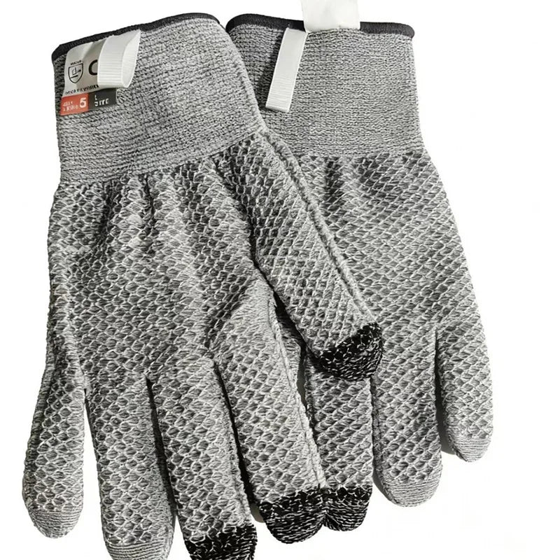 Grade 5 Anti-cut and Wear-resistant Pineapple Pattern Kitchen Slaughtering and Fish Killing Anti-cut Breathable Gloves Peaceful Pleasures Health and Wellness
