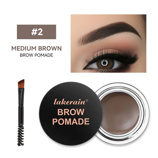 Eyebrow Styling Eyebrow Cream 6Color Wild Styling Eyebrow Gel Soap Long-Lasting Waterproof Eyebrow Cream Cosmetics Makeup Peaceful Pleasures Health and Wellness 2Add a brush