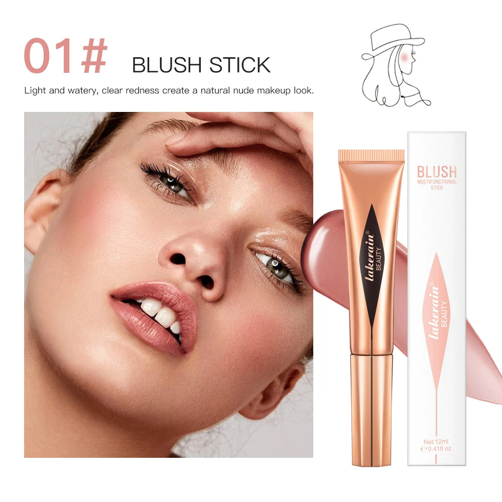 Liquid Contouring Highlighter Stick Matte Brightening Primer Highlighter Nose Shadow Silhouette Small V Face Blush Highlight Peaceful Pleasures Health and Wellness 01 BLUSH STICK
