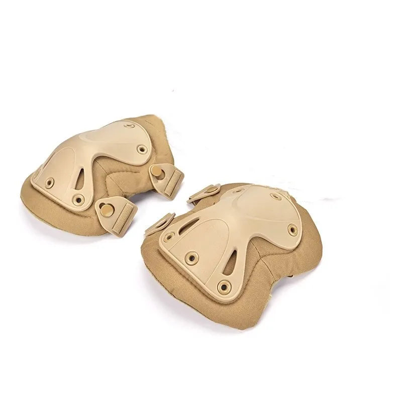Tactical Knee Pads Outdoor Men's Version Kneeling Crawling Training Equipment Cycling Protective Gear Peaceful Pleasures Health and Wellness Khaki