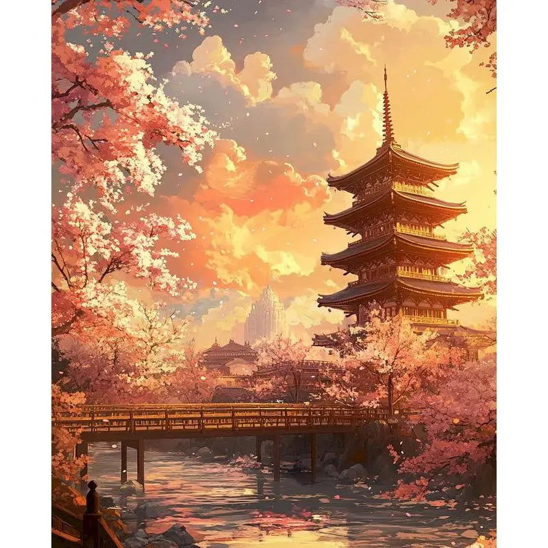 GATYZTORY Autumn Landscape Paint by Numbers Kit 40x50cm