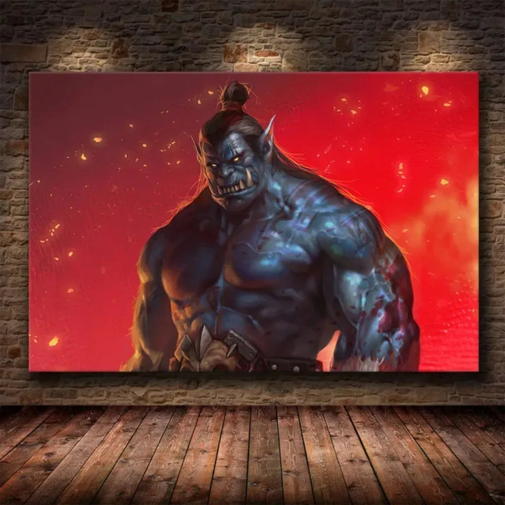 World of Warcraft HD Canvas Wall Art Poster | Unframed Print