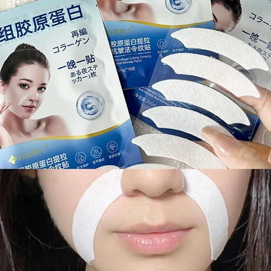 Facial Wrinkle Patches for Overnight Hydration Peaceful Pleasures Health and Wellness