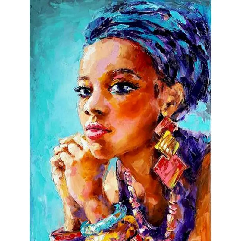 Paint by Numbers Kit Women Figure 60x75cm | GATYZTORY Canvas