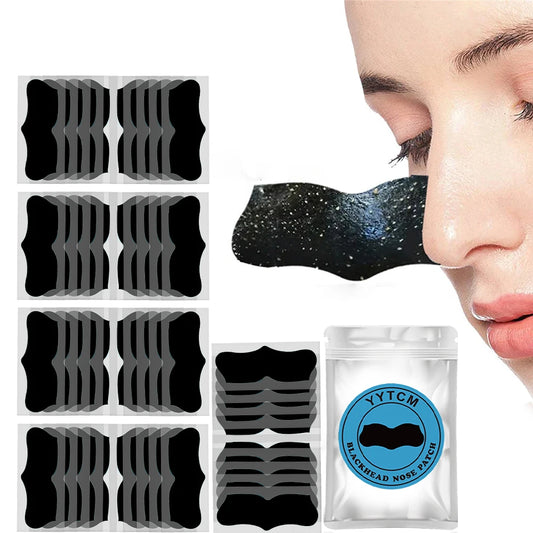 Large Size Black Nose Strips Bamboo Charcoal Blackhead Remover Deep Cleansing Pore Strips for Nose Care 5/10/15/20/30/50/100pcs Peaceful Pleasures Health and Wellness