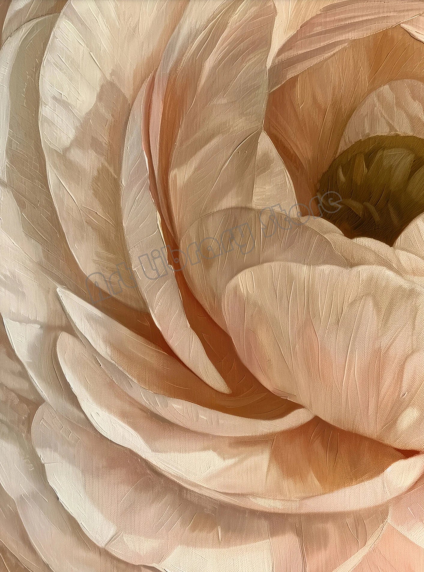 Vintage Flower Magnolia Peony Tulips Fresh Plant Painting on Canvas Poster and Print Minimalist Wall Art Pictures Home Decor Peaceful Pleasures Health and Wellness