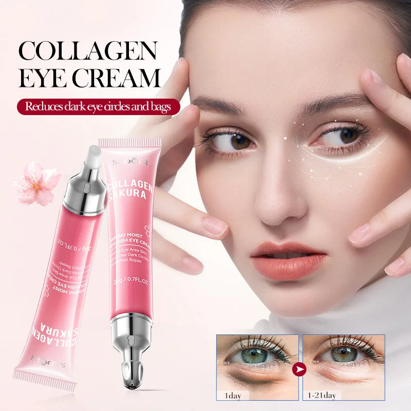 SADOER Sakura Eye Cream | Dark Circles, Puffiness & Firming