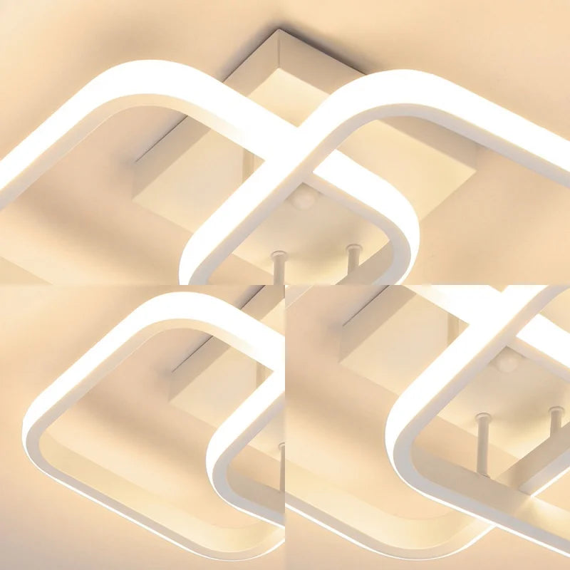 RUNTOIN Modern LED Ceiling Light | Hallway, Office & Home