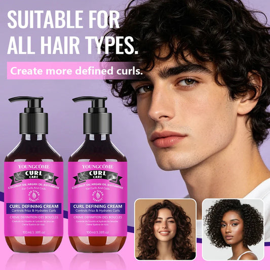 Coconut Argan Oil Curl Defining Cream | Hydrating Styler 100ml Curl Defining Cream Oasis Select Default Title