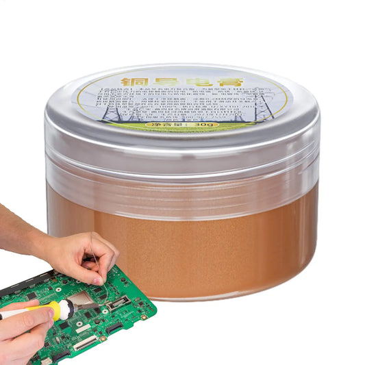 Copper Conductive Grease Paste | Anti-Corrosion Electrical Contact Conductive Grease Paste Peaceful Pleasures Health and Wellness