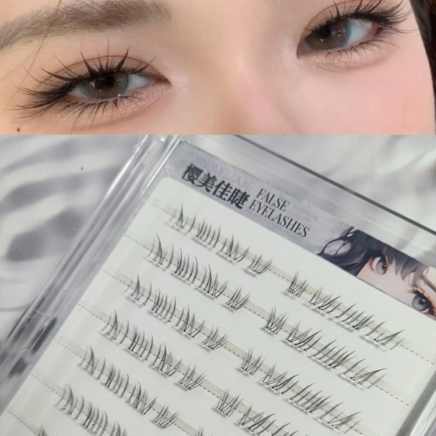 Natural Looking Lower Fake Eyelashes Wispy Cosplay Individual Lashes Cluster Comic False Eyelashes For Beauty Perfect Eye Makeup Peaceful Pleasures Health and Wellness