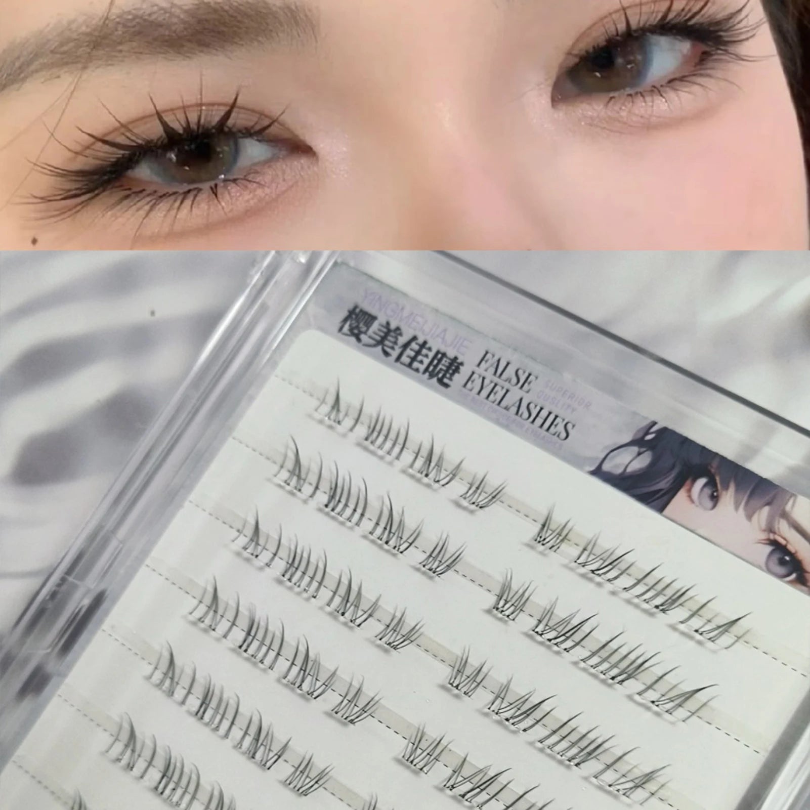 Natural Looking Lower Fake Eyelashes Wispy Cosplay Individual Lashes Cluster Comic False Eyelashes For Beauty Perfect Eye Makeup Peaceful Pleasures Health and Wellness
