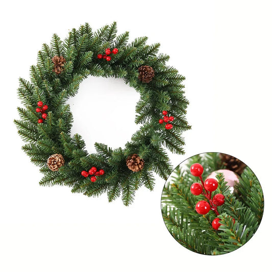Artificial Christmas Pine Cone Wreath – 30 & 40cm Door Decor Christmas Wreath Oasis Select