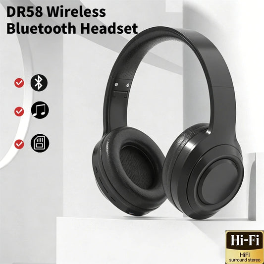 Bluetooth 5.3 Headsets Gaming Headphones Dual Mode Wireless Earphones Foldable Noise Reduction Music Headsets For iPhone Xiaomi Peaceful Pleasures Health and Wellness