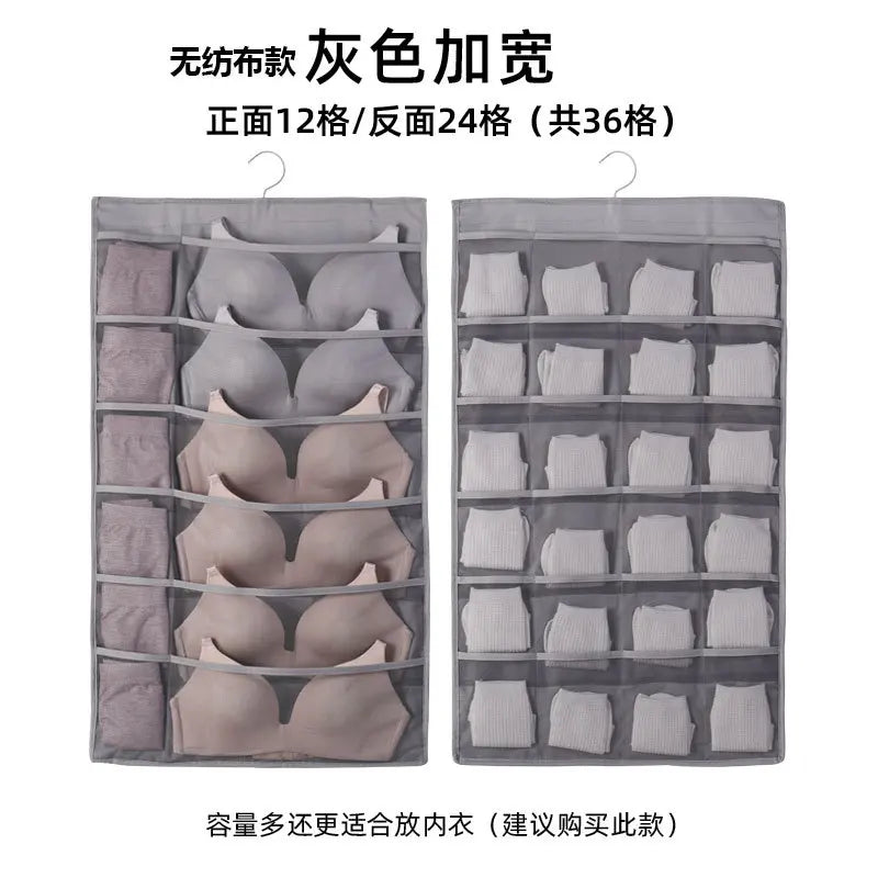 24-Pocket Clear Door Hanging Hat Organizer Storage Rack for Baseball Caps Bedroom Hat Storage Holder Protect Rack Peaceful Pleasures Health and Wellness Light Grey
