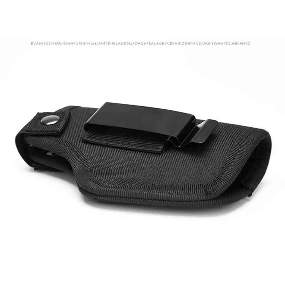 Tactical Right Left Interchangeable Carry Gun Holster Waistband with Magazine IWB Holsters Hunting Black Magazine Slot Holder Peaceful Pleasures Health and Wellness