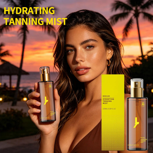 Sunless Self Tanning Spray – Natural Bronze Glow Face & Body Self Tanning Spray Oasis Select
