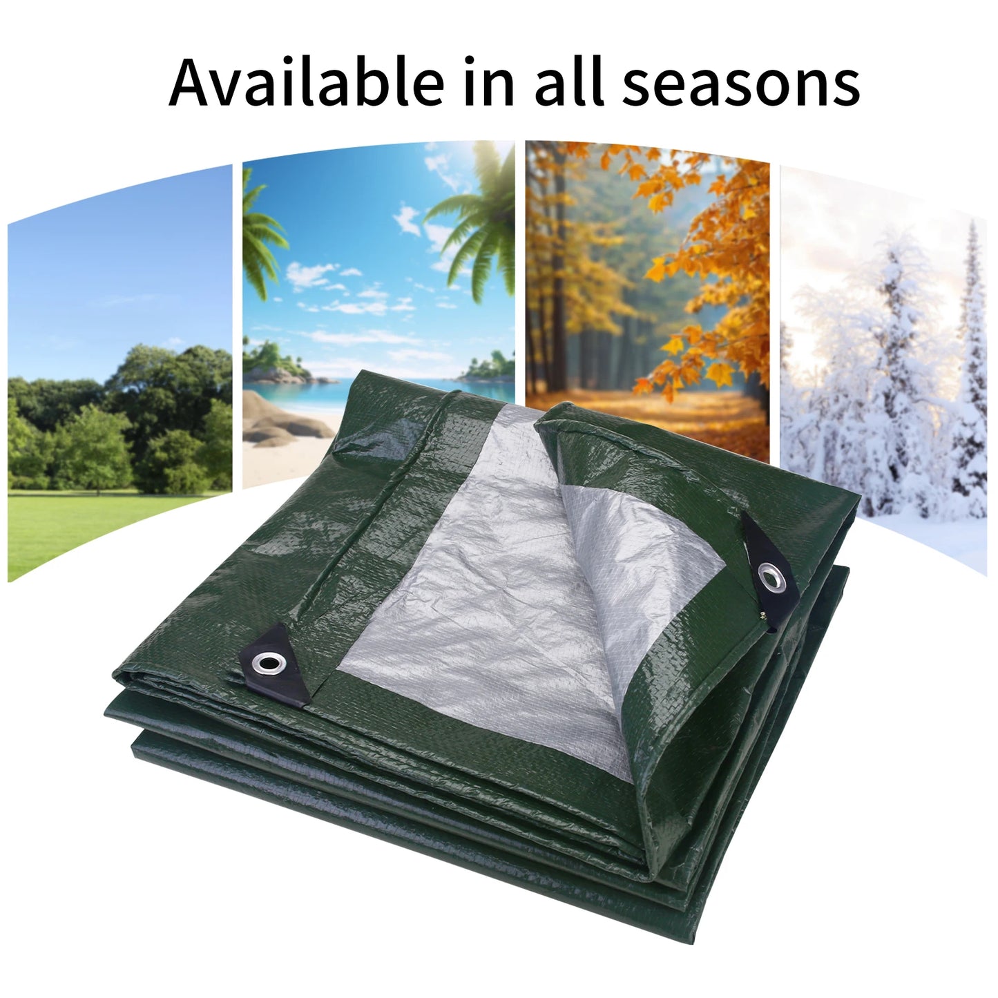Heavy Duty Waterproof Tarp 5x4m | Outdoor Canopy Cover