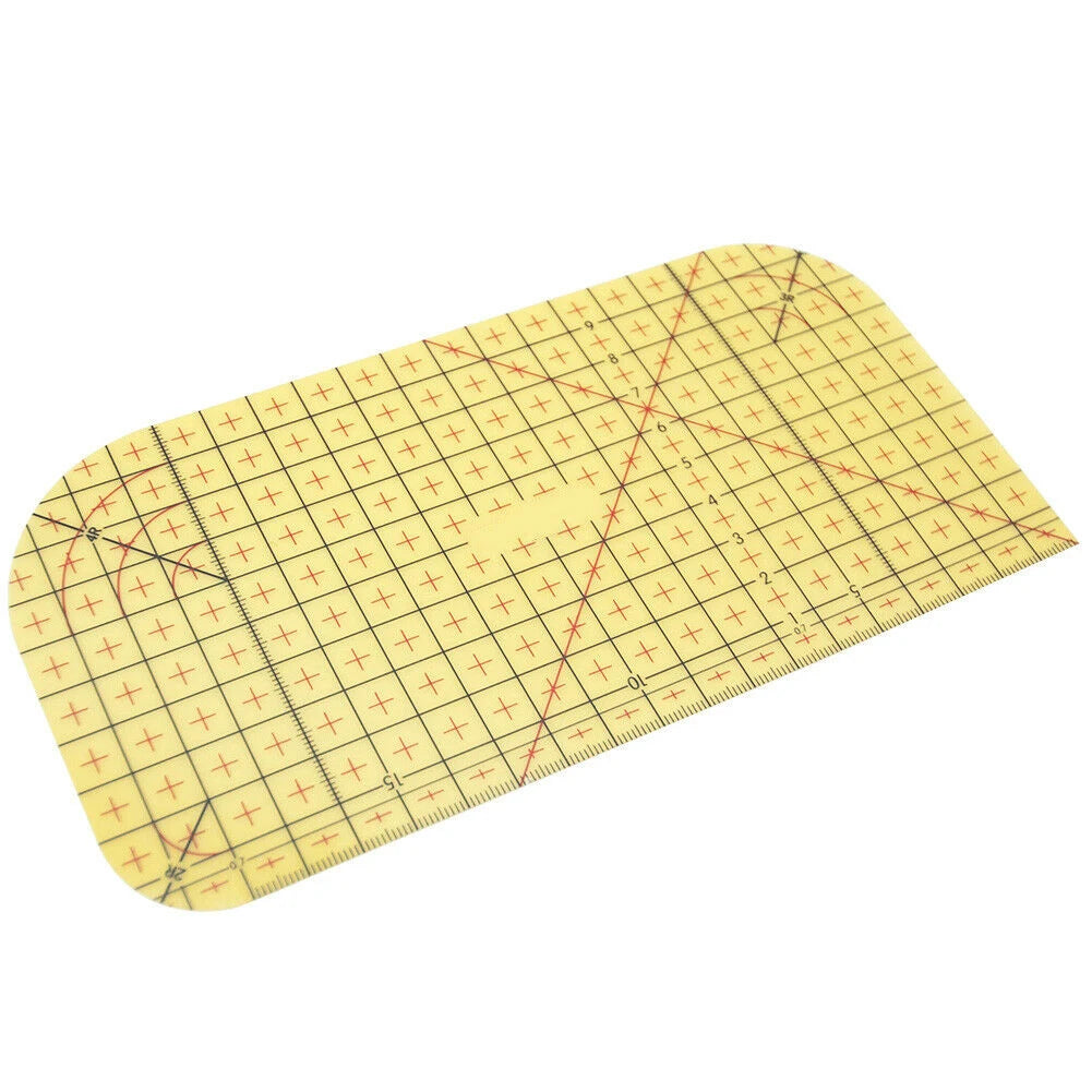 1Pcs New Style Ironing Ruler Convenient to carry Patch Tailor Craft DIY Sewing Supplies Measuring Handmade Tool Peaceful Pleasures Health and Wellness 2pcs