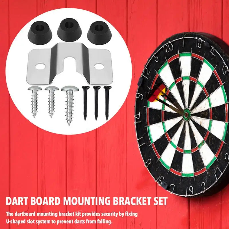 Dartboard Bracket Hanging Wall Hook Dart Board Hanging Dartboard Mounting Bracket Kit for Hanging Screw Hook Accessories Peaceful Pleasures Health and Wellness
