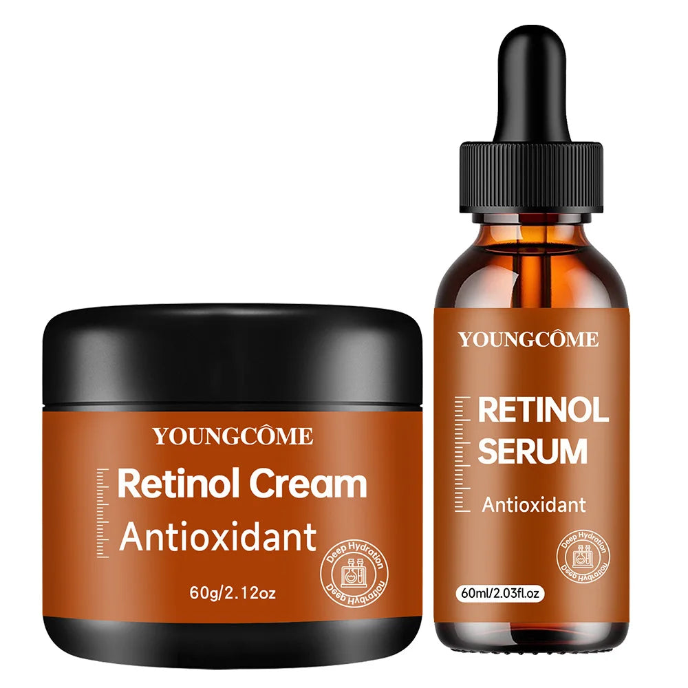 YOUNGCOME Retinol Cream & Serum Set – Anti-Aging Skin Care