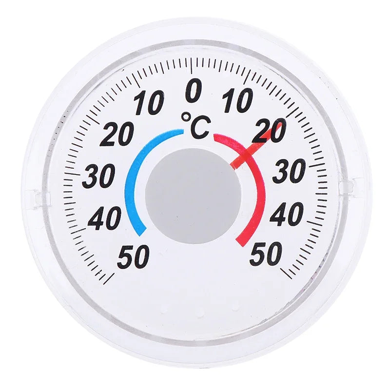 Indoor Outdoor Window Dial Thermometer | -50°C to 50°C Gauge Window Dial Thermometer Peaceful Pleasures Health and Wellness 1pcs