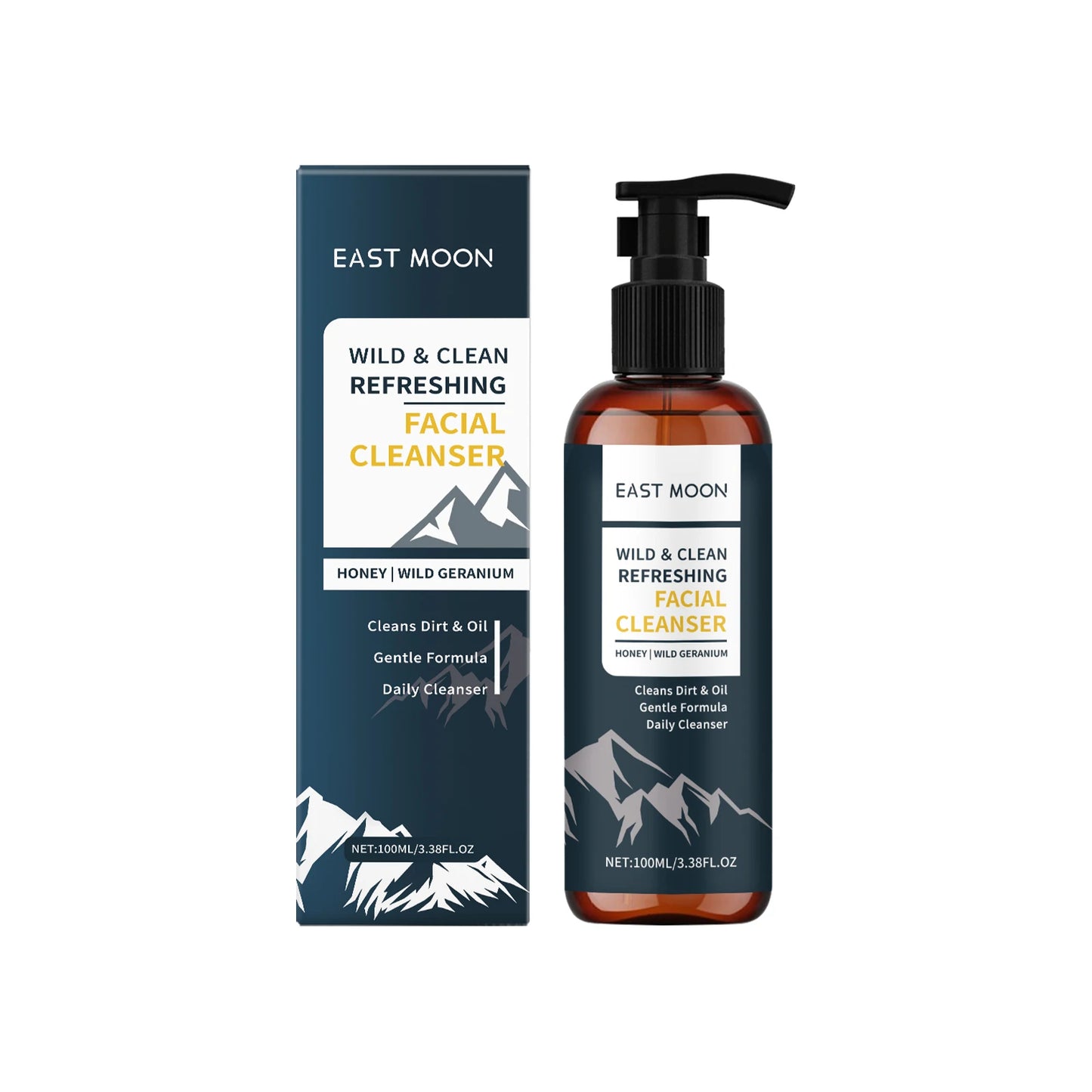 East Moon Men's Nourishing Face Cleanser – Oil Control 100ml