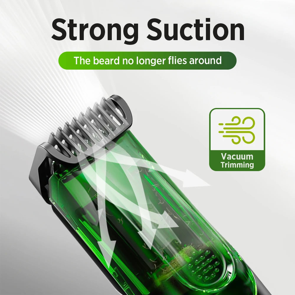 Cordless Hair Clippers for Men Beard Trimming R-Blade Fast Charging Hair Cutting Machine Rechargeable 1-20mm Adjustable Length Peaceful Pleasures Health and Wellness