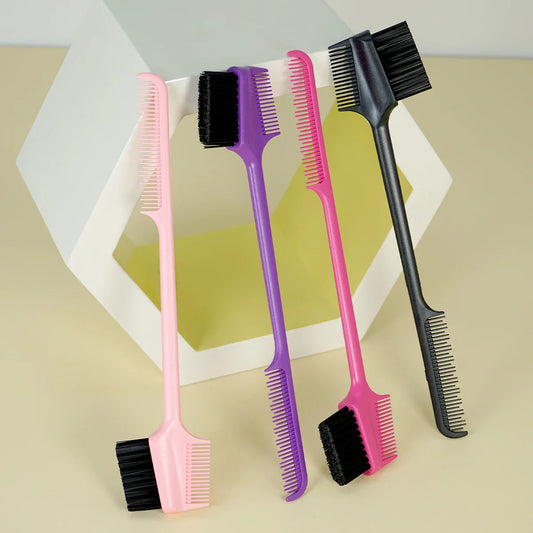 Double-Sided Hair Dye Brush & Comb Set – Salon & Home Hair Color Applicator Oasis Select