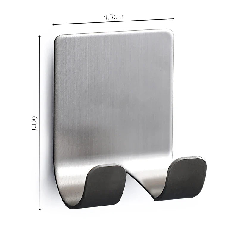 No-Drill Adhesive Razor Holder Wall Hook | Bathroom Storage