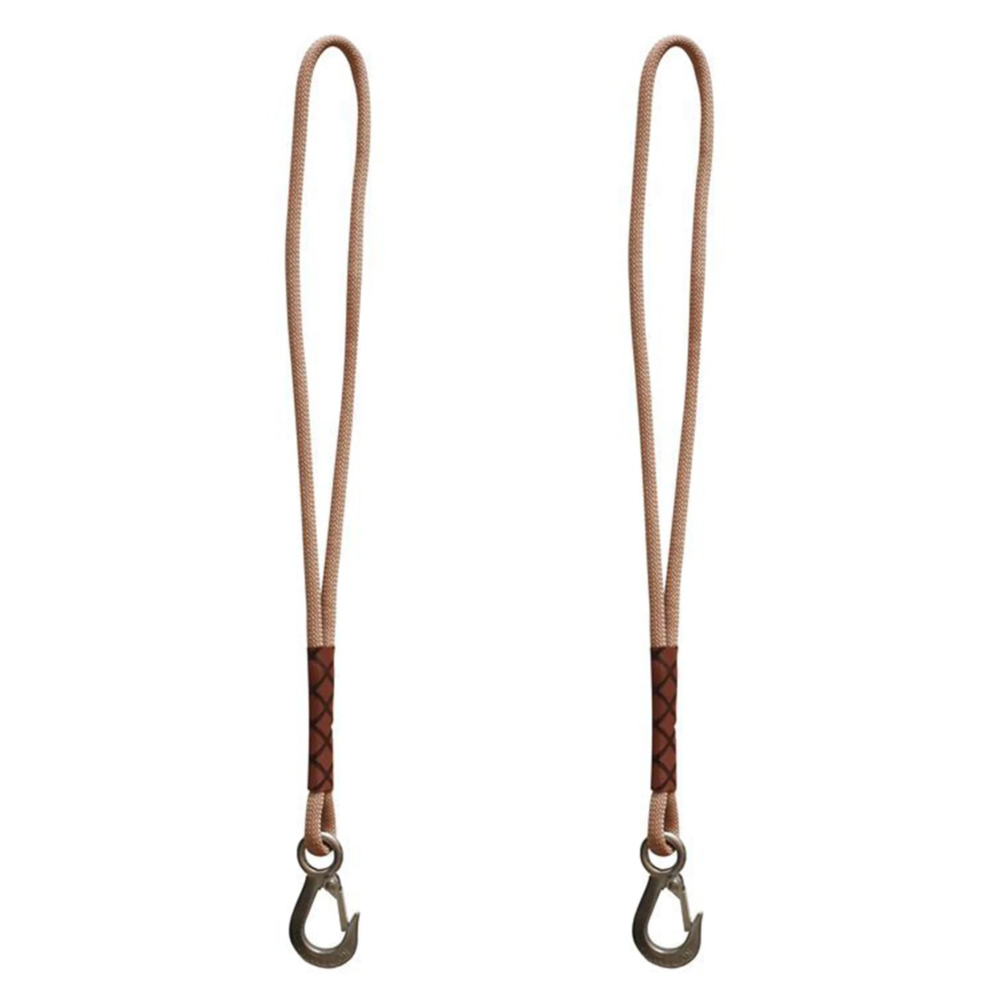 Hammock Straps with Heavy Duty Stainless Steel Hook for Outdoor Hammocks Chair and Trees Hang Kit Peaceful Pleasures Health and Wellness Brown 2pcs