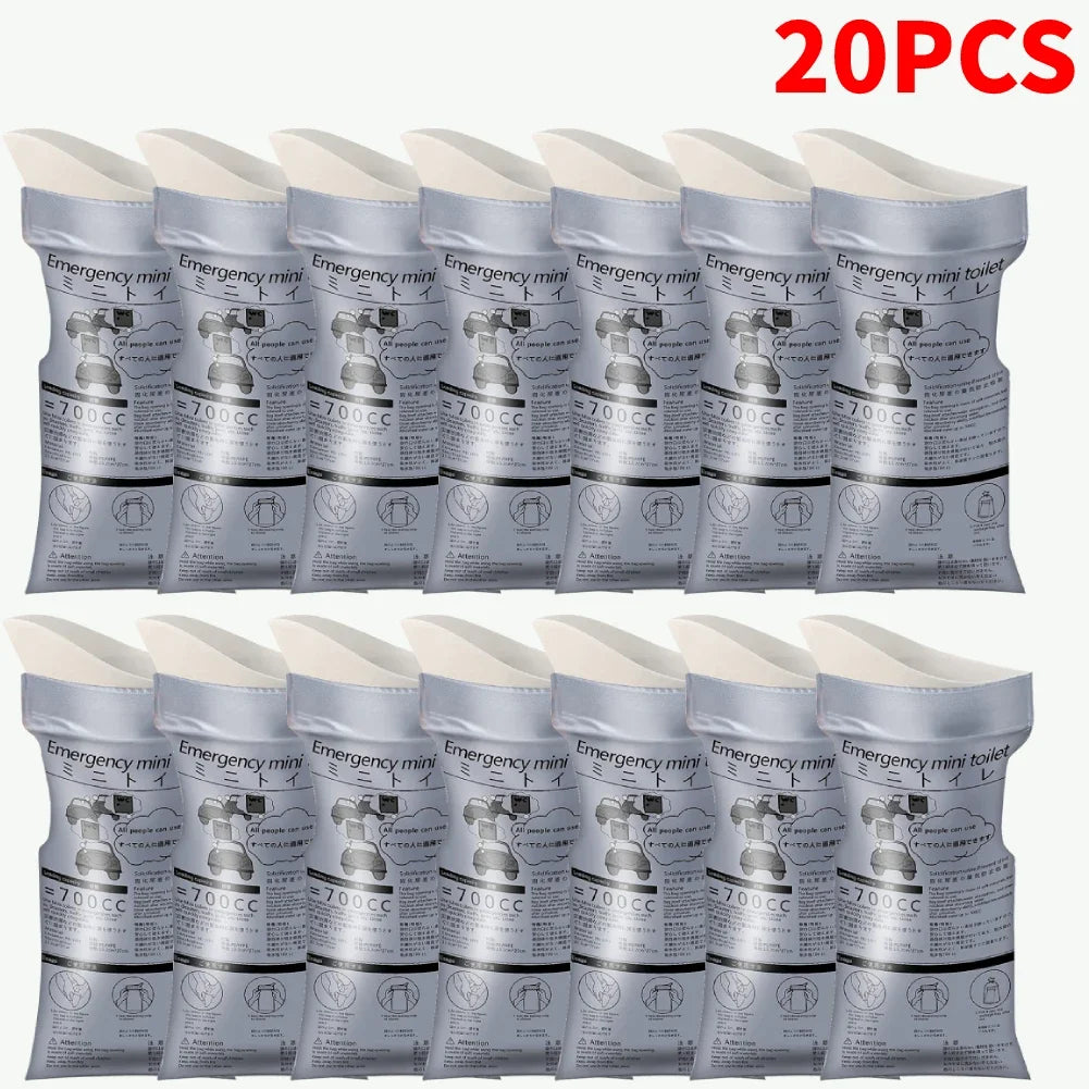 5-100PCS 700cc Car Urinate Bags Camping Outdoor Easy Emergency Piss Bags for Baby Women Men Vomit Bag Portable Toilet Bathroom Peaceful Pleasures Health and Wellness 20PCS