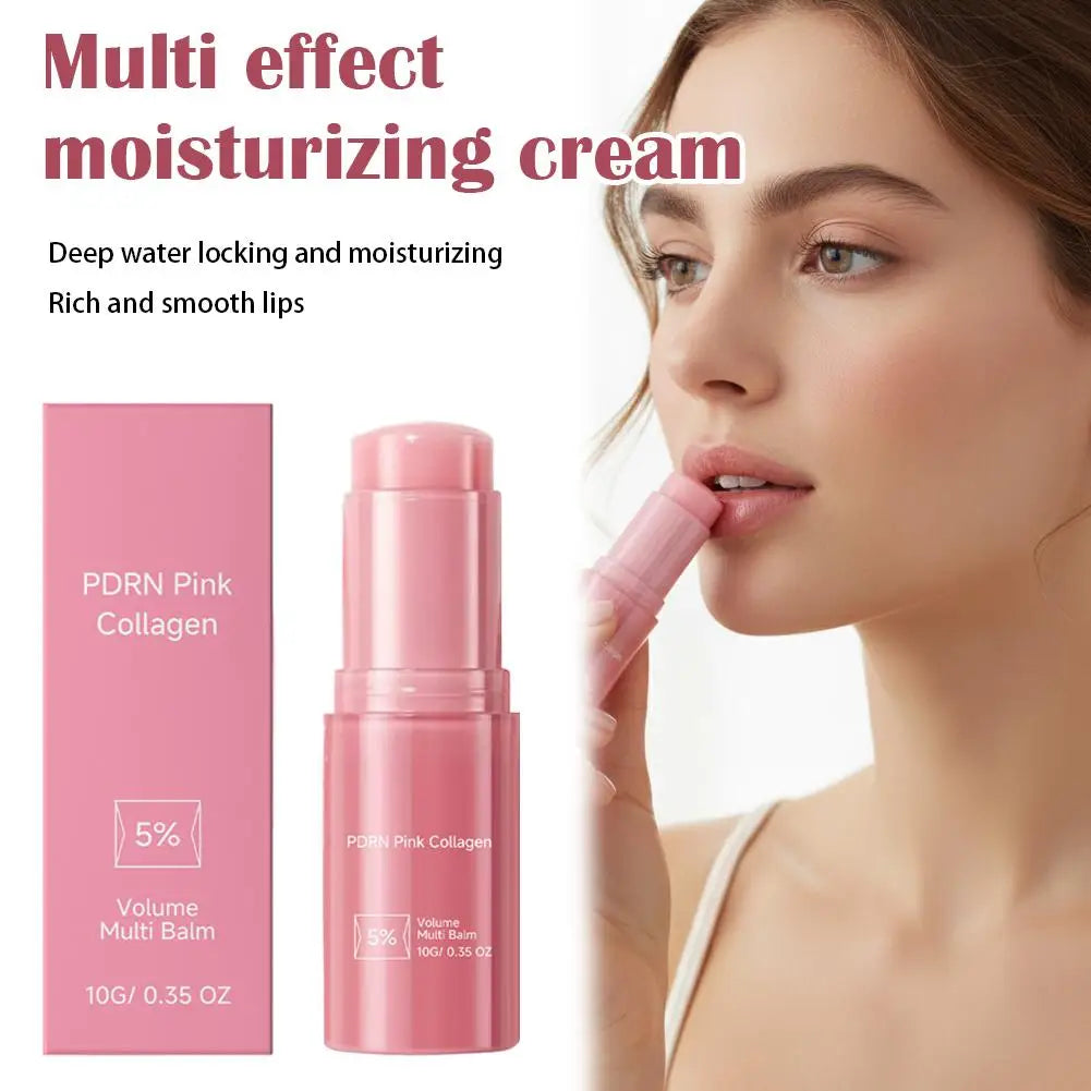 PDRN Collagen Multi Balm Stick – Lip, Face & Eye Moisturizer
