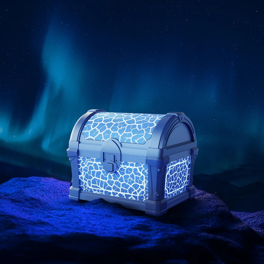 Treasure Chest Projector Night Light Bluetooth Speaker Galaxy Aurora Projection Lamp Ambient Northern Light For Room Decoration Peaceful Pleasures Health and Wellness