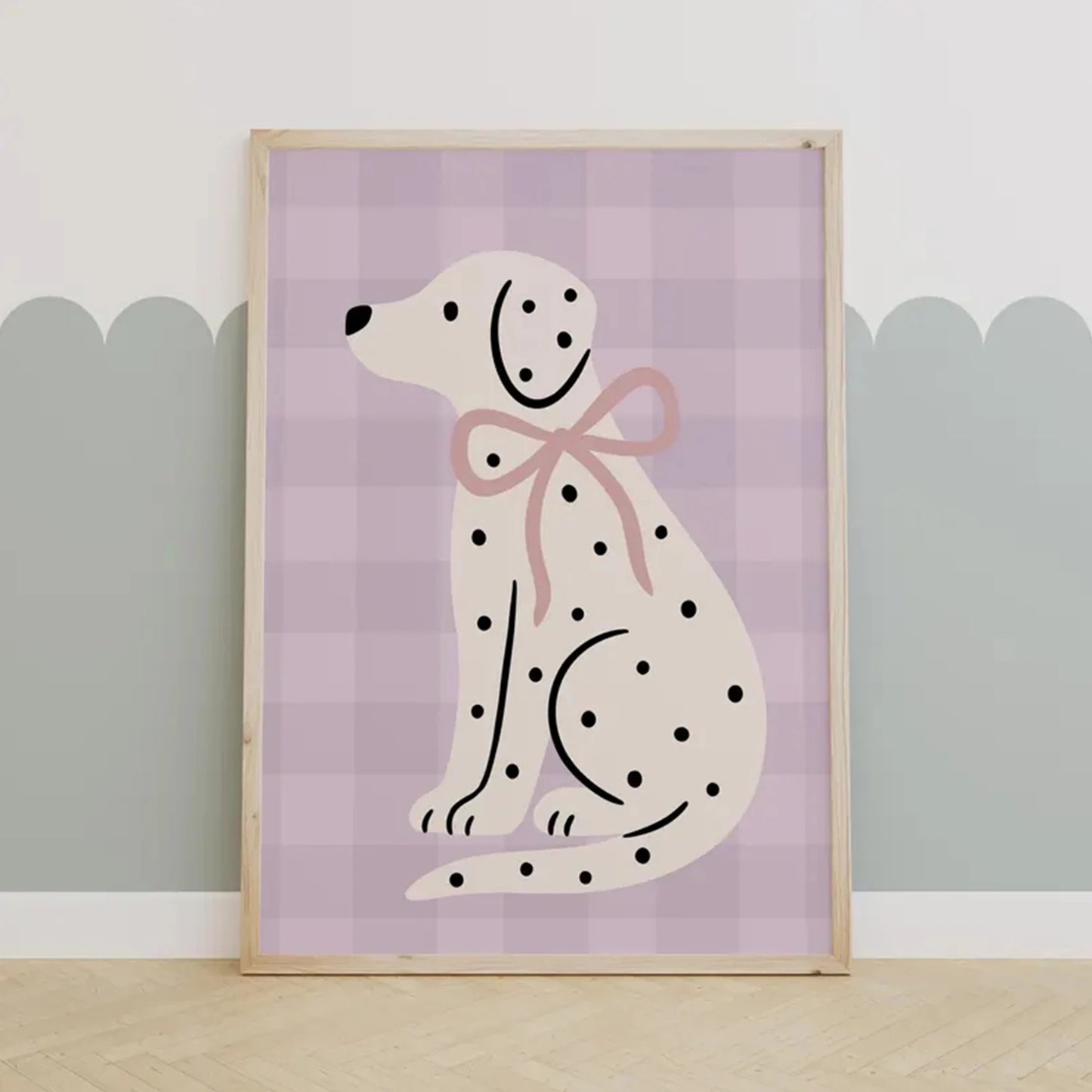 3-Piece Pastel Puppy Dog Canvas Wall Art | Kids Room Decor