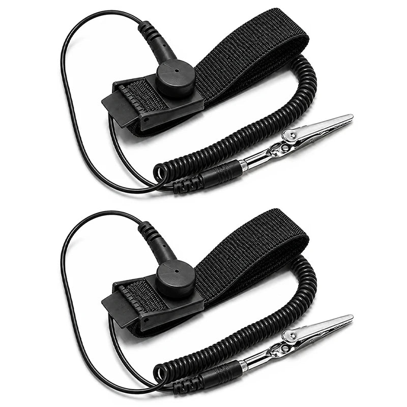 Anti-Static ESD Wrist Strap Grounding Band with Alligator Clip