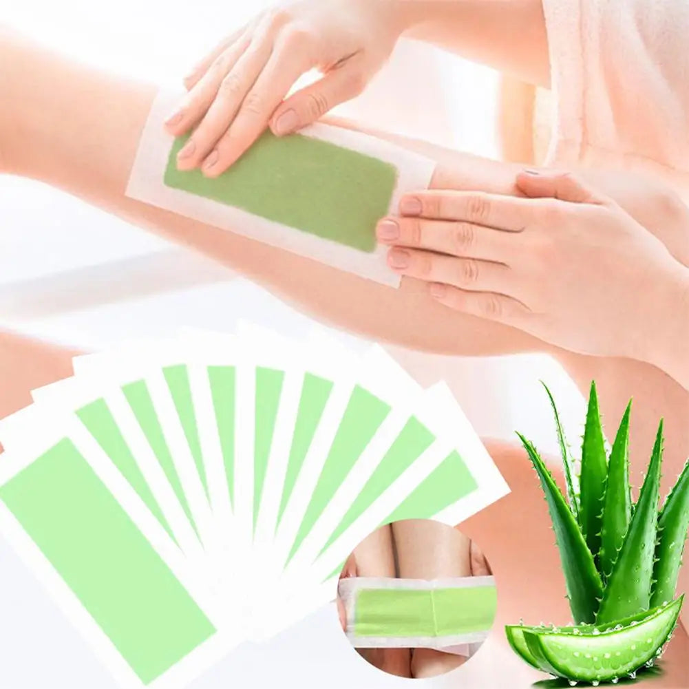 Cold Wax Hair Removal Strips – 30pcs Depilatory Wax Paper for Face, Legs, Arms & Body Peaceful Pleasures Health and Wellness