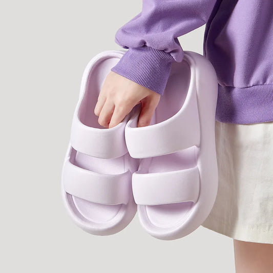 Women's EVA Platform Slippers | Non-Slip Beach & Indoor Slides Platform Slippers Peaceful Pleasures Health and Wellness