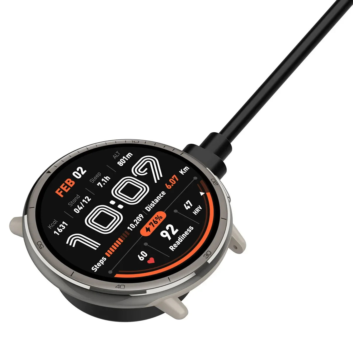 Charger for Amazfit Active 2 (A2437) Smartwatch Accessories with Charging Cable for Amazfit Bip 6 (A2435) Peaceful Pleasures Health and Wellness