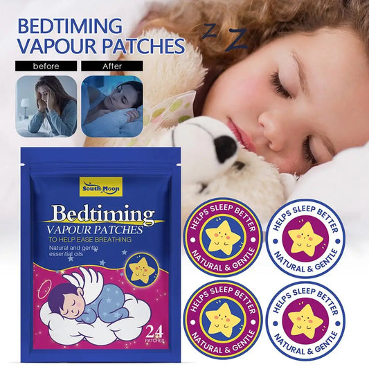 24Patches Sleep Patch Natural Sleep Aid Patch Sleeping Sticker for Adults Improve Sleep Cycle Nighttime Body Care Peaceful Pleasures Health and Wellness