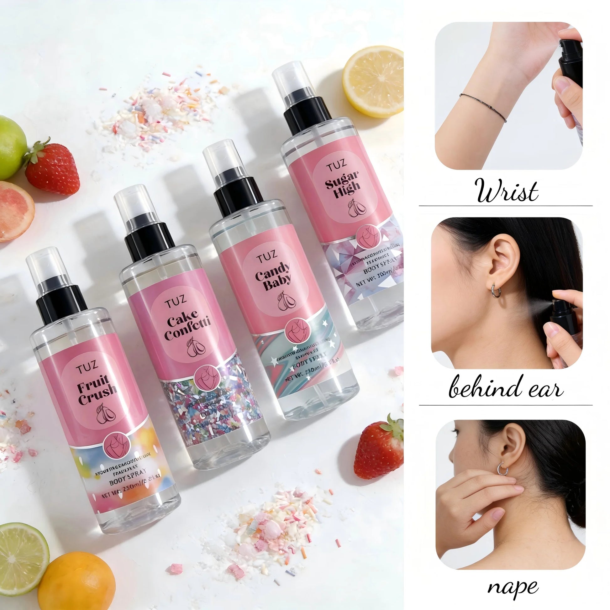 Hydrating Fragrance Body Spray for Women - 250ml Peaceful Pleasures Health and Wellness