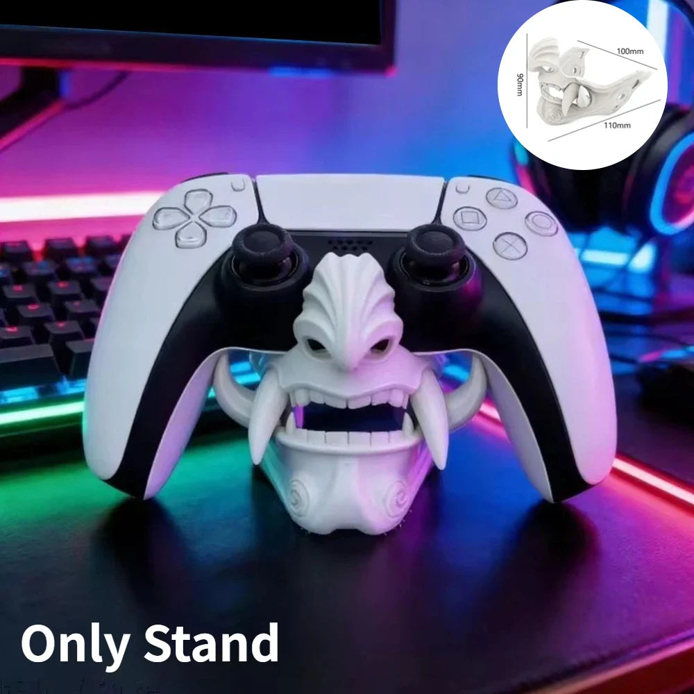 God of War Ghost Mask Controller Stand – 3D Printed PS4/PS5/Xbox