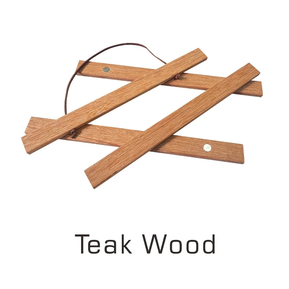 1PC Magnetic Teak Pine Wood Picture Poster Hanger Frames Photos Wall Art Canvas Print Painting Wooden Living Room Home Decor Peaceful Pleasures Health and Wellness CXK-Teak Wood 60cm