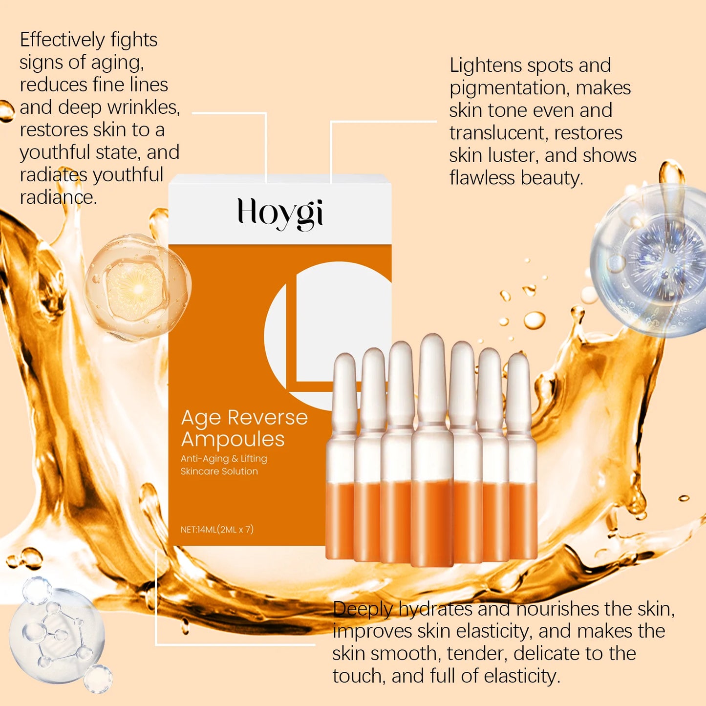 Astaxanthin Ampoule Serum – Anti-Aging, Brightening 7×2ml