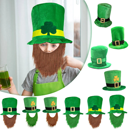 Green Leprechaun Top Hat | St. Patrick's Day Costume Accessory Costume Hat Peaceful Pleasures Health and Wellness